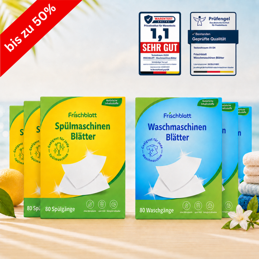 Bundle: Spül- und Waschmittel Blätter